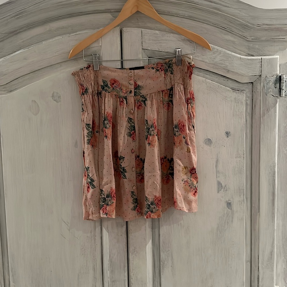 Vintage floral Topshop skirt